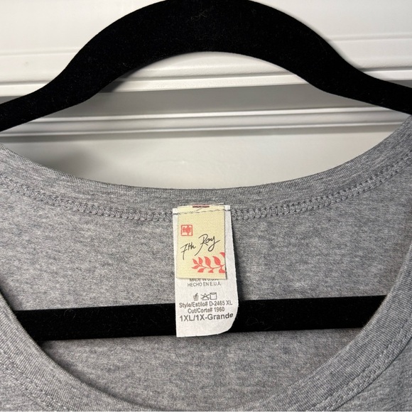 7th Ray Gray T Shirt Midi Dress with Pockets | XL - Picture 4 of 7